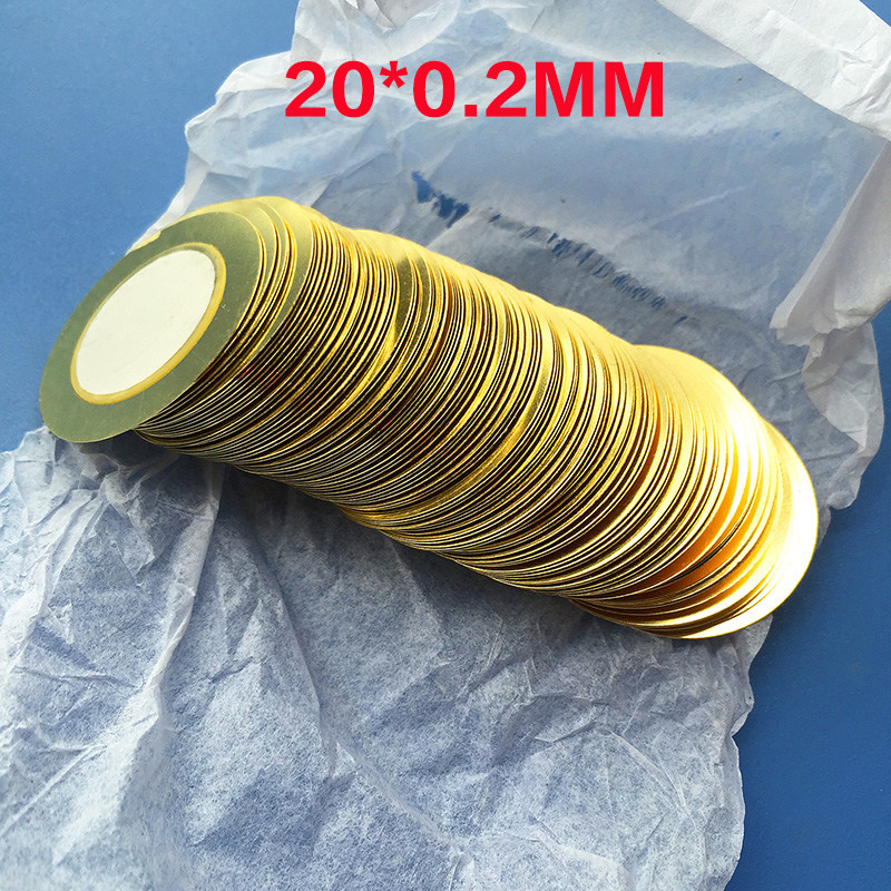 Beep sheet 20MM pressure gasket piezoelectric ceramic sheet Piezoelectric beep sheet Piezoelectric buzzer copper sheet