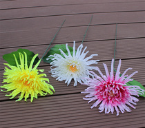 Single chrysanthemum bouquet Simulation flowers Fake flowers Tomb sweeping flowers Silk Flowers Qingming Flowers Worship flowers Grave flowers Cemetery bouquets