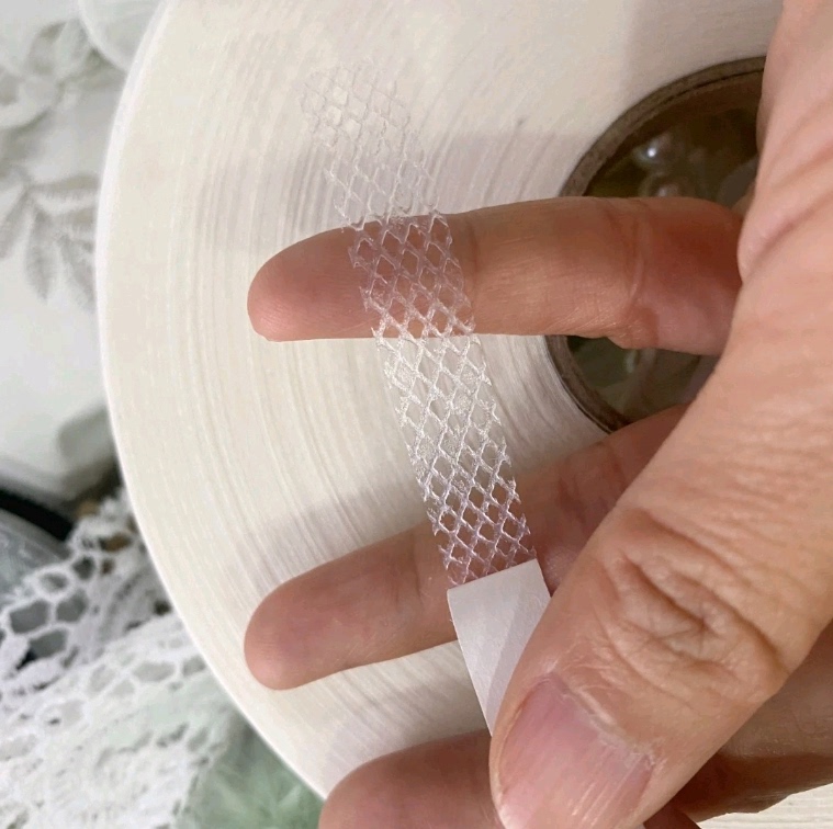 Curtain Adhesive Fabric Pa Mesh Double-Sided Hot Melt Adhesive Film with Paper Backing Tape High-Temperature Adhesive Strip Breathable Iron-On Lining Curtain Adhesive Fabric Pa Mesh Double-Sided Hot Melt Adhesive Film with Paper Backing Tape High-Temperature Adhesive Strip Breathable Iron-On Lining