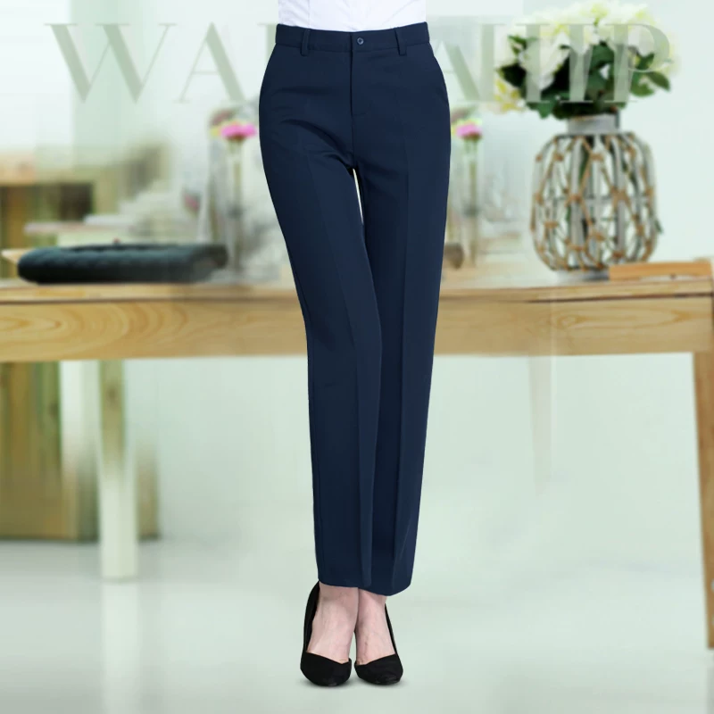 Trousers, fitted suit, loose straight fit