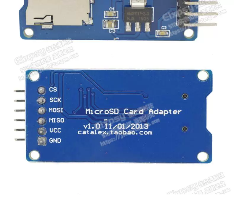 Mô-đun thẻ SD Mô-đun thẻ Micro SD Giao diện SPI đầu đọc và ghi thẻ TF mini