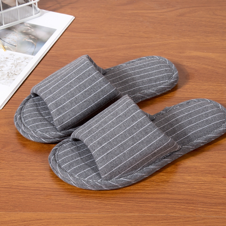 Men's Indoor Non-Slip Soft-Soled Slippers with Particles, Couple's Machine Washable Home Silent Floor Slippers, Suitable for All Seasons, Women's Cloth-Soled Slippers