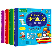 Childrens whole brain development concentration training teaching aids 2-3-4-6 years old baby intelligence development thinking training game
