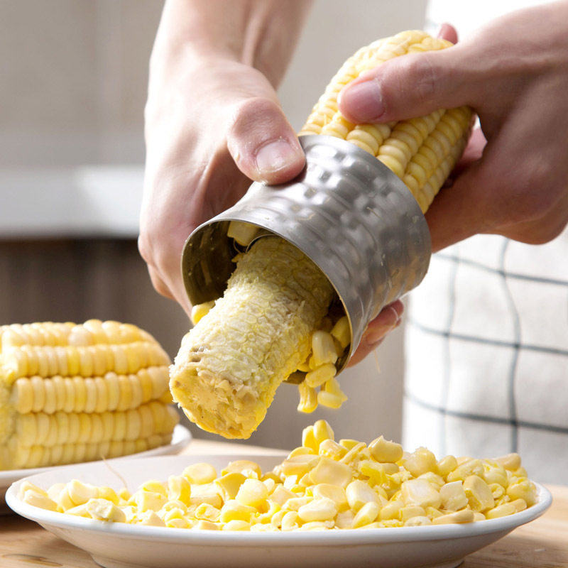 304 stainless steel corn planer corn stripper quick shearing and threshing planer tool corn planer magic device