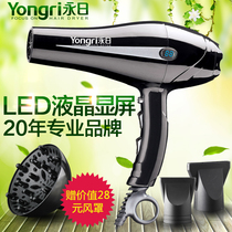 Yongday hair dryer hair salon high power dedicated professional hairdressing LED LCD display 2000W hair dryer
