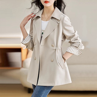 英伦风中长气质风衣女士装春秋冬季2025年新款流行小个子外套大衣