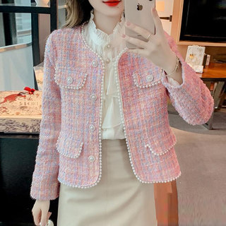 春秋冬季小香风短外套女士装2025新款时尚爆款小个子欧货洋气上衣