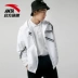 Anta thể thao áo gió nam 2019 mới đen trắng Giải thích logo về thời trang áo khoác đơn giản cho nam - Áo gió thể thao Áo gió thể thao