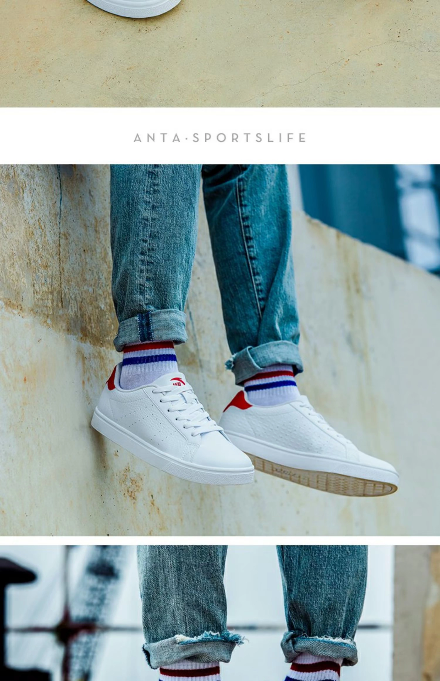 Anta trang web chính thức hàng đầu giày nam nữ 2019 thời trang mới nhỏ giày trắng giày thể thao giày skate - Dép / giày thường