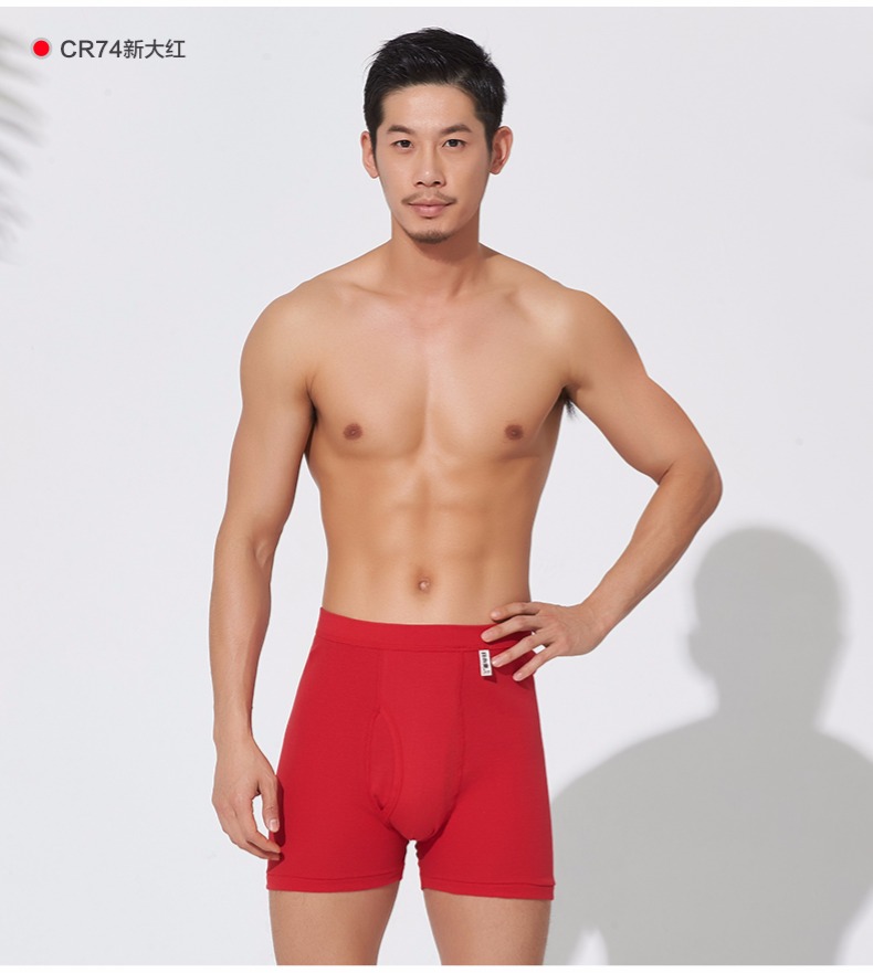 Nên và mát mẻ đồ lót nam cotton cao eo boyshort quần short cotton kích thước lớn trẻ trung thoáng khí quần boxer 3 tải quan lot su