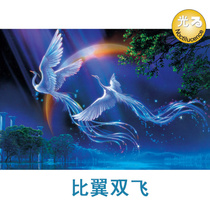 Puzzle adult jigsaw puzzle 1000 pieces jigsaw Sky Gold thick luminous jigsaw puzzle send glue