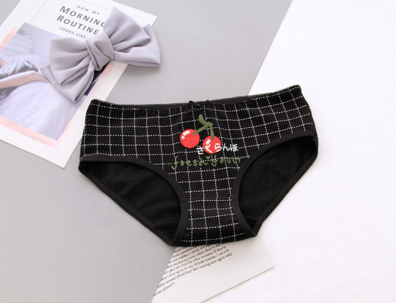 Đồ lót nữ trái cây cotton giữa nữ cao tầng cotton đáy quần cotton cô gái quần