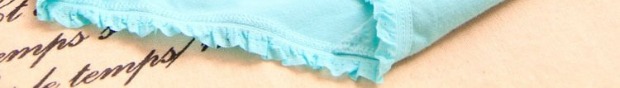 Candy Lace Bow Cotton dễ thương Đồ lót nữ quần lót lọt khe xuyên thấu