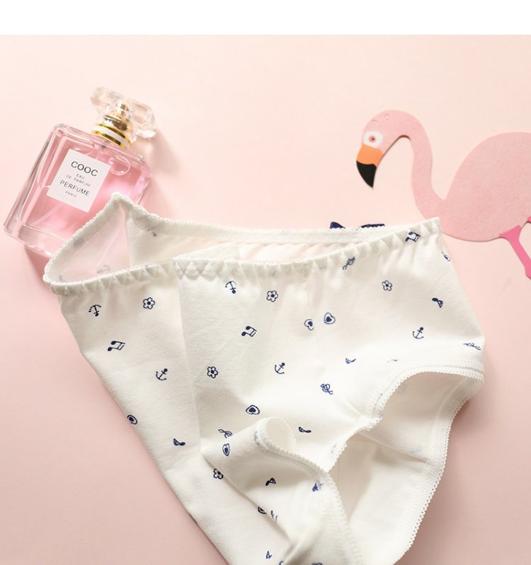 Đồ lót nữ cotton nữ 100% gợi cảm mid-eo cotton kích thước lớn không có dấu vết cô gái quần chip đôi