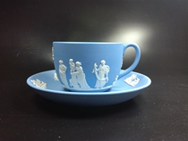 Presales UK Wedgwood Coffee Cup Tea Cup Two sets of blue Beyjade Relief