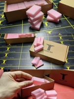 [Настольный теннис First Heart] Специально маркированная нано-неорганическая клейкая губка, кисть, губка, пятна от рта тигра