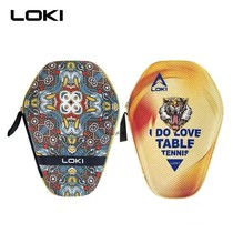 (Initial table tennis) LOKI Thor 2022 new tiger head gourd-shaped hard table tennis racket cover can hold two