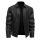 Бренд Haining leather кожаная куртка мужская осень и зима 2025 tide брендовая повседневная кожаная куртка с лацканами мотоциклетная плюс бархатная куртка mini 4
