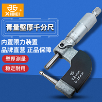 Northwest green measuring tool Wall thickness micrometer 0-25mm Pipe wall thickness micrometer Pipe micrometer Micrometer