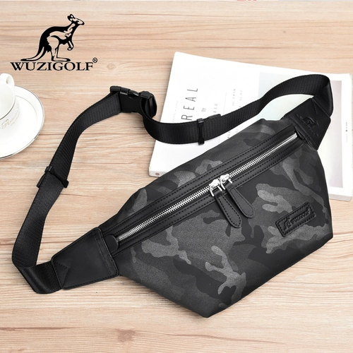 Кенгуру, водонепроницаемая поясная сумка для отдыха, нагрудная сумка, сумка на одно плечо, рюкзак, ткань оксфорд, в корейском стиле