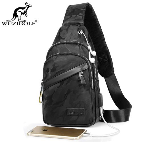 Кенгуру, нагрудная сумка, небольшая сумка на одно плечо, ткань оксфорд, в корейском стиле