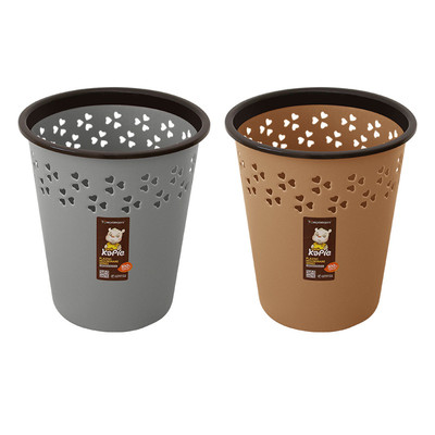 加厚款【2个装】压圈垃圾桶纸篓家用