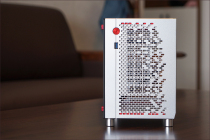 sunmilo custom chassis:C01s vertical and horizontal dual-use side transparent all-aluminum itx chassis 10L