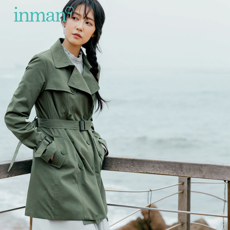 Trench pour femme INMAN   en Coton en Coton - Ref 3227912 Image 4