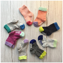 0-1 year old Australian Tide brand BO **DS children pure cotton socks three-dimensional design anti-falling bottom non-slip