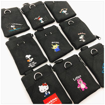 Daily old brand and cartoon cooperation key bag coin wallet storage bag