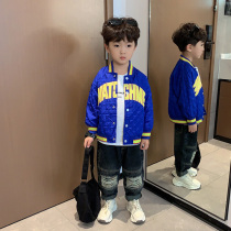 Boys coats spring and autumn 2024 new childrens clothes street tops handsome and fashionable baby jackets autumn fashion trends