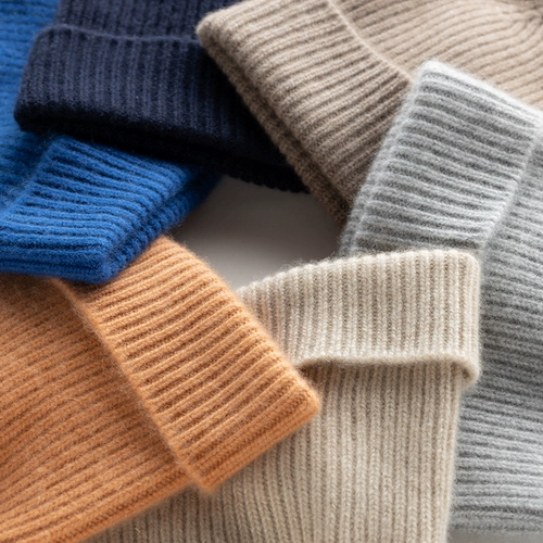 Демисезонная удерживающая тепло шерстяная кашемировая вязаная шапка подходит для мужчин и женщин, увеличенная толщина