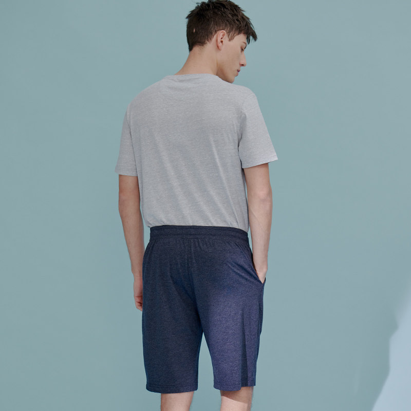 三枪 水柔棉 男式休闲短裤 家居裤 天猫优惠券折后￥39包邮（￥59-20）2色可选