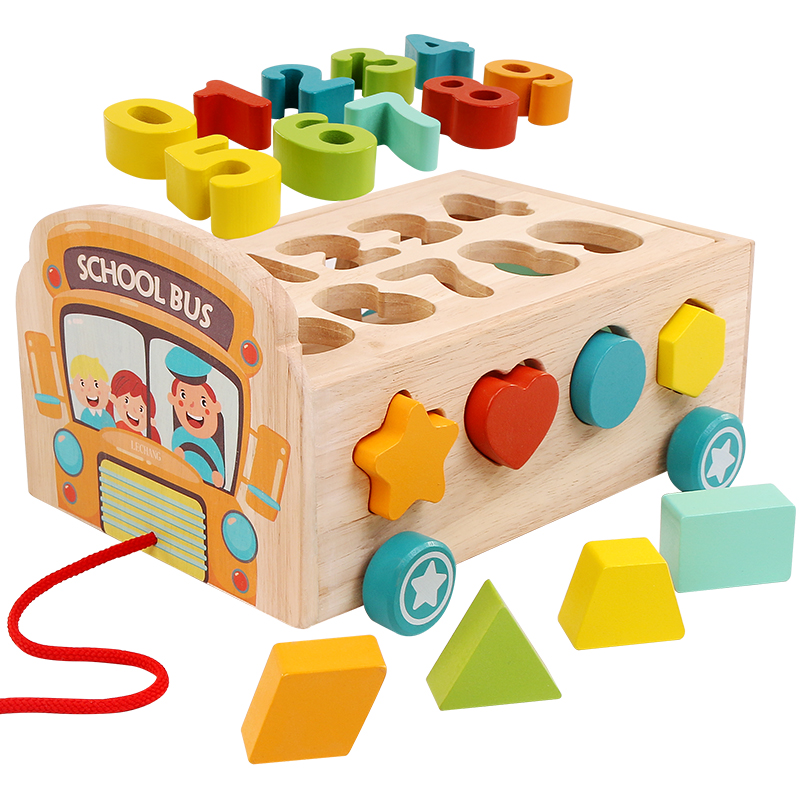 Baby building block toy shape paired baby boy 2-3 years old to teach Brain Interests Intellectually Assembled Multifunction 1 Toy