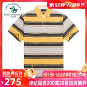 Áo thun nam POLO Santa Paulo được may bằng vải cotton ngắn tay mùa xuân và mùa hè sọc cotton thường ngày áo polo PS12KT207 - Polo