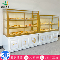 Bakery bread display cabinet glass commercial display rack bakery Nakajima cabinet side cabinet side cabinet cake shop baking shelf