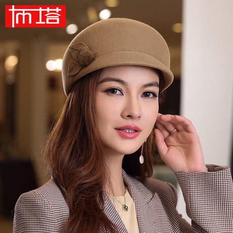 Buta Hat Women S Autumn And Winter Woolen Woolen Top Hat Fashion Korean Version Of Beret Japanese Newsboy Hat Cap