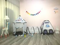 New childrens tent Indoor games Uk Foldable Mongolia Pack Three sets of boys and girls Outdoor Baby Toy Homes