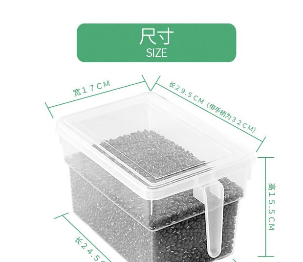 hộp đựng mỹ phẩm có nắp Tủ lạnh hộp lưu trữ hộp thực phẩm riêng biệt hộp theo phong cách Nhật Bản tiết kiệm trong suốt siêu thị cửa hàng bách hóa có nắp hình chữ nhật - Trang chủ hộp nhựa đựng thực phẩm giá rẻ