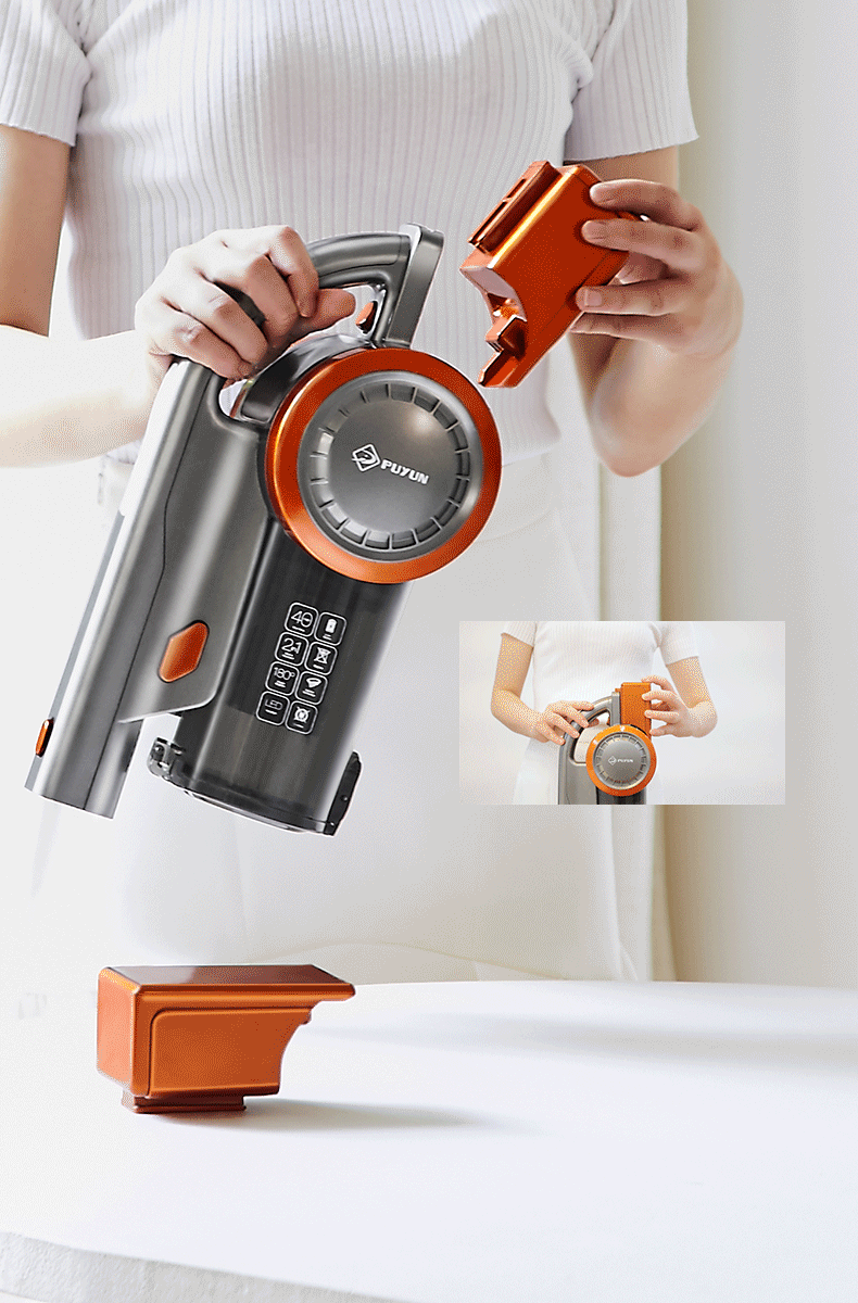 robot hút bụi center Máy hút bụi không dây hộ gia đình nhỏ cầm tay với máy khử mùi sạc không dây mạnh mẽ cực kỳ êm ái - Máy hút bụi máy hút bụi deerma cm800