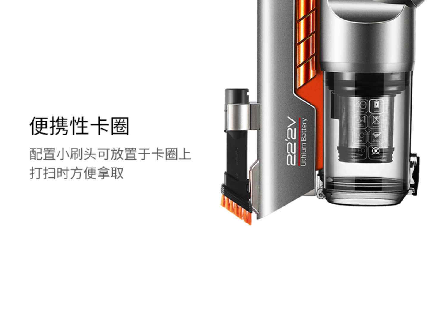 robot hút bụi bosch Máy hút bụi không dây gia đình mạnh mẽ sạc năng lượng cao cầm tay nhỏ cực kỳ yên tĩnh máy không dây - Máy hút bụi robot hút bụi rapido