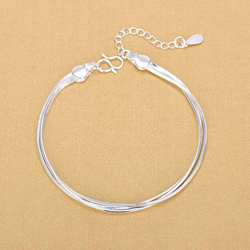 Bracelet de cheville Femme OTHER   en Argenterie - Ref 3104669 Image 1