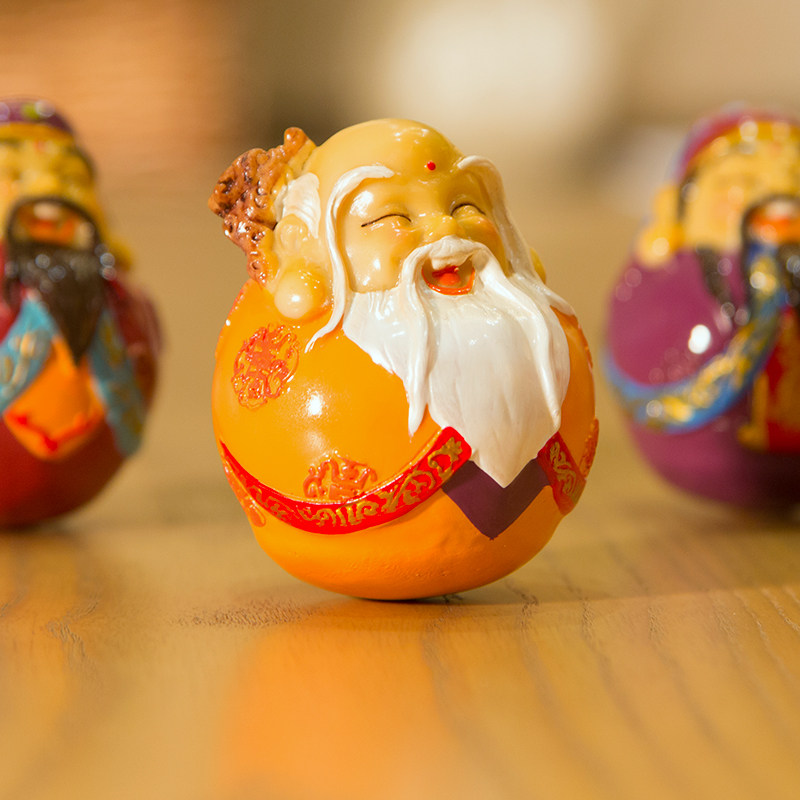 Tumblall Small Pendulum with Blessing Luck Samsung's Grandpa Man's Occasional Birthday Gift to Birthday Country Wind Baking Cake Decoration-Taobao