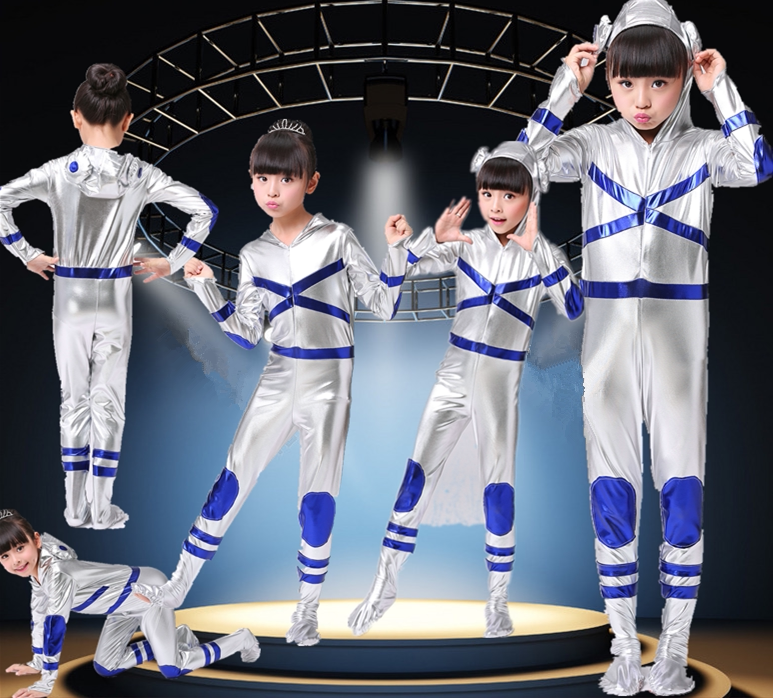 Children sAnimation Drama Robot Stage Cartoon Show Clothes Children's Astronaut Space Suit Modern Dance Show Clothes Children sAnimation Drama Robot Stage Cartoon Show Clothes Children's Astronaut Space Suit Modern Dance Show Clothes
