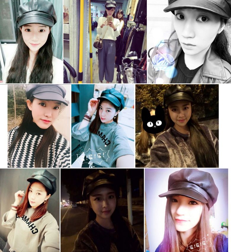 Chapeau pour femme en Cuir artificiel - Ref 3233450 Image 17