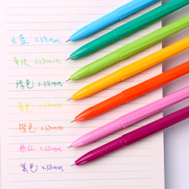 Morning light gel pen 0 38mm new and popular color full needle gel pen 13 color water pen AGP62403 signature pen