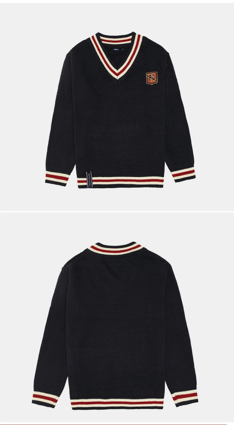 Áo len nam SPAO nam 2018 thu đông 2018 phiên bản mới của Hàn Quốc áo len nam dưới đáy SPKW84TH01 shop quần áo nam