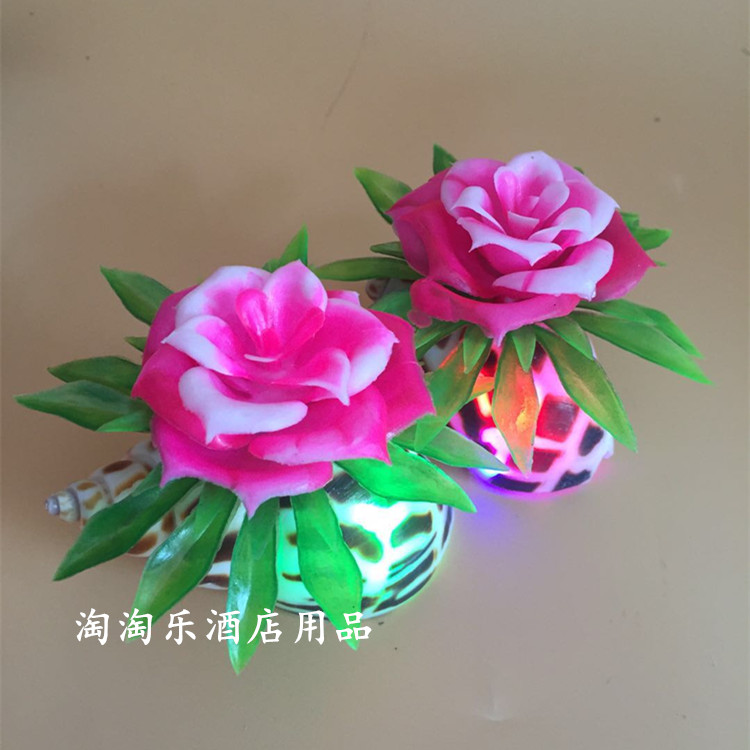 盘饰摆盘装饰仿真花草刺身拼盘创意意境小摆件酒店花餐厅冷菜喜宴详情13