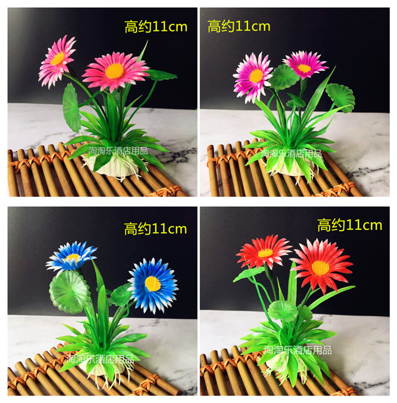 盘饰摆盘装饰仿真花草刺身拼盘创意意境小摆件酒店花餐厅冷菜喜宴详情5