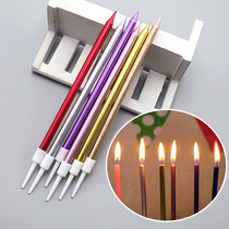 Douyin same Net red candle birthday candle pencil Candle couple romantic creative golden digital candle